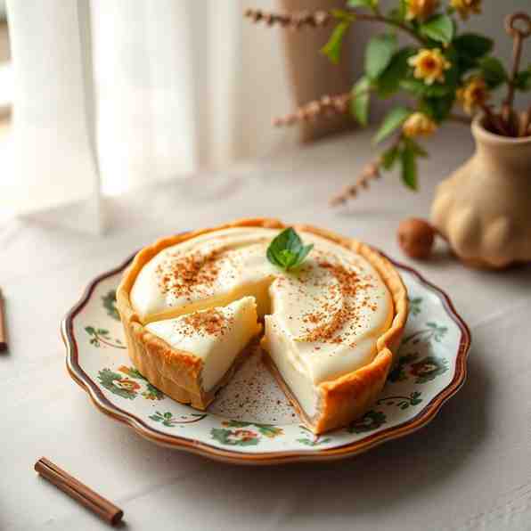 Traditional Qumeshtor Recipe - Creamy Albanian Milk Pie